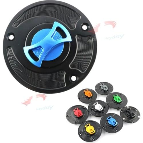 Keyless Gas Tank Cap Cover For Suzuki GSXR 1300 Hayabusa 2008-2013/GSXR1300/Hayabusa 1999-2007/ GSX600F 1998-2001/GS600F GSF1200