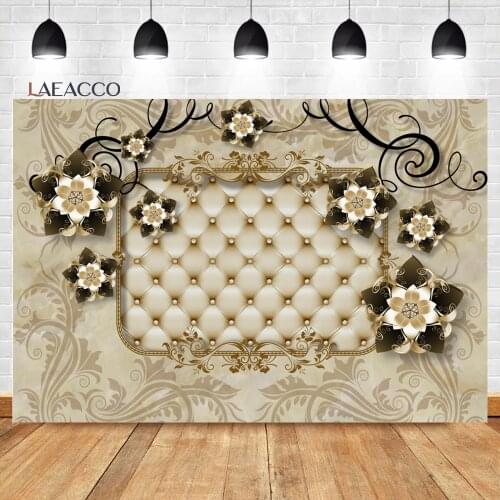 Laeacco Headboard Pillars Diamonds Garland Pattern Photography Backdrops Photographic Backgrounds Birthday Party Photozone Props