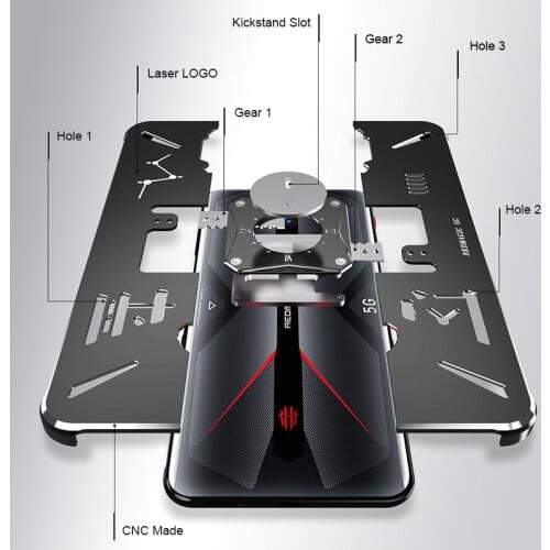 Metal Red Magic 5G Case For ZTE Nubia Red Magic 5G Case Shockproof Adsorption Cover Coque For Nubia Red Magic 5G Case Funda Capa