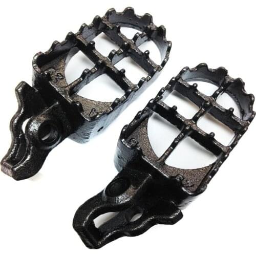 Motocross MX Dirt Bike Racing Foot Pegs footpeg For Honda CR125R 250R CRF450R CRF250R CRF250X 450X Motorcycle parts Black