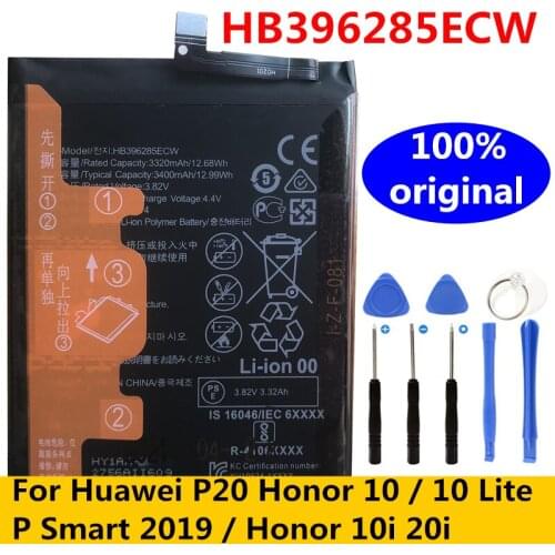 New High Quality Battery HB396285ECW For Huawei P20 Honor 10 / 10 Lite 10i 20i P Smart 2019 COL-AL00 COL-AL10 COL-TL00/TL10/L29