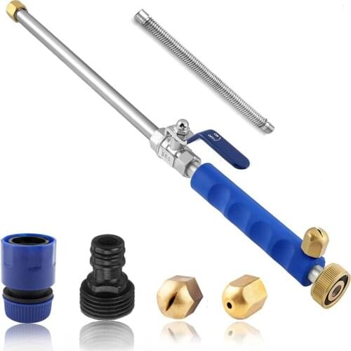 High Pressure Power Washer Wand For Garden Hose With Jet Nozzle And Fan Nozzle Hydro Jet Power Sprayer For Car Washing