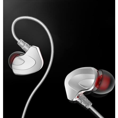 Wired Earphones In-Ear Earbuds Earpiece Gadget Sports Gym Phone Headset With Mic