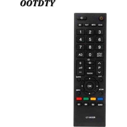 OOTDTY Smart Home LED TV Remote Control For TOSHIBA CT-90326 CT-90380 CT-90336 CT-90351