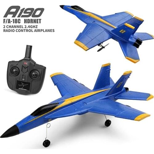XK A190 RC Aircraft Vertical Flight Mode 3D6G 2.4G 2CH Altitude Hold Remote Control Airplane Stunt Fixed-Wing RTF Toy LB88