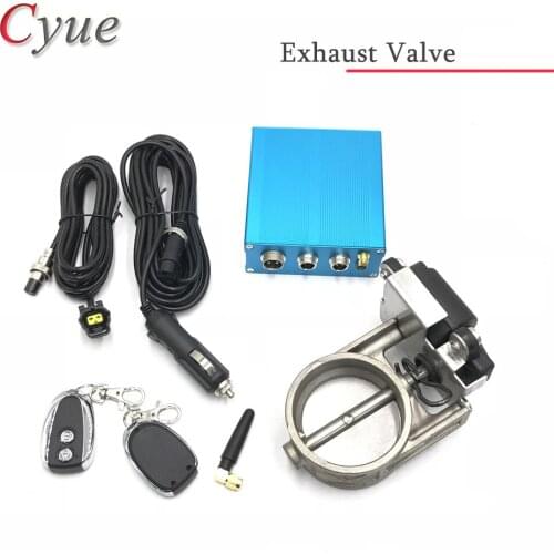One Set Exhaust Valve Flap Control +Electric Control Box For Exhaust Catback Downpipe Multi size