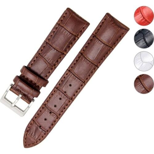 18mm 20mm 22mm Watch Bands Genuine Leather Strap For Samsung Gear S3 Frontier Classic Smart Watch Replacement Wristband