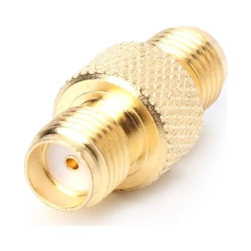 RF SMA Female to SMA Female High frequency Adapter Copper Coax Connector Coupler Wholesale-M15