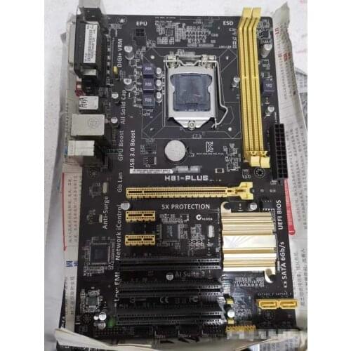 H81-PLUS for ASUS 1150 DDR3 Desktop Motherboard