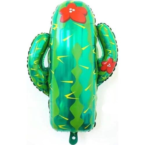 Aluminum Foil Cactus Balloons Home Hawaii Party Decoration Kid Toy