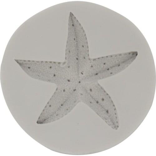 DIY Cake Decoration Big Starfish Fondant Silicone Mold 15-363