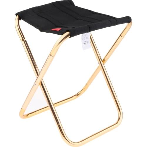 Quality Outdoor Foldable Fishing Chair Ultra Light Weight Portable Folding Camping Aluminum Alloy Picnic Fishing Chair with Bag