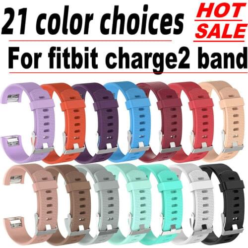 5 Pack )Replacement Silicone Rubber Band Strap Wristband Bracelet For Fitbit CHARGE 2 charge2 Small or Large Size strap