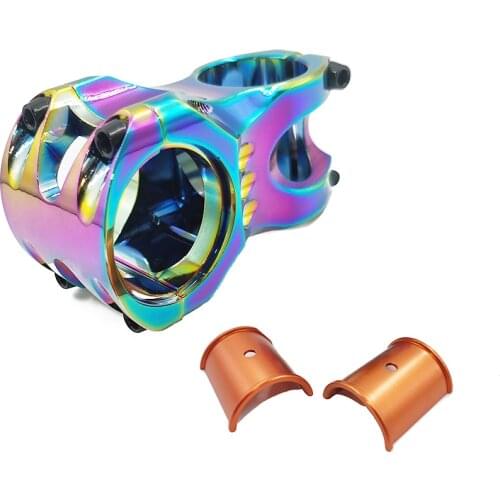 Mountain Bike Stems 31.8mm 35mm Aliuminum Alloy Road Bike Stem 50mm Ultralight Colorful Short Bicycle Stem AM/XC MTB Accessories