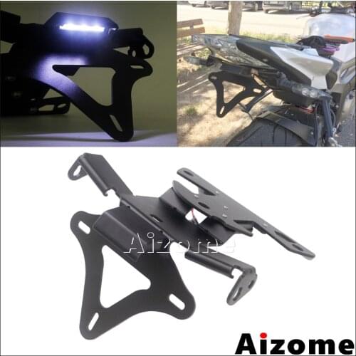 Motorcycle LED License Plate Light Bracket Holder For BMW 2010-2018 S1000R S1000RR HP4 Tail Tidy Fender Eliminator Kit