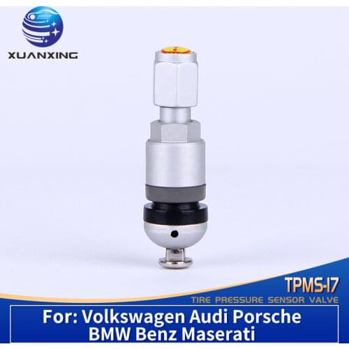 TPMS-17 Tire Valve For Audi Volkswagen Mercedes benz Aluminum TPMS Tire pressure sensor Valves Replacement M5