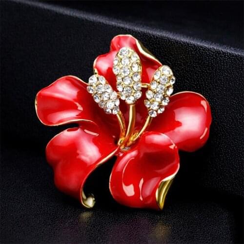 Trendy 6 Colors Flower Brooches Pin for Women Suit Coat corsage Fashion Jewelry brooch for Dress Clothing Accessories