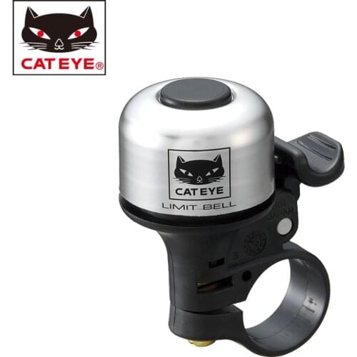 CATEYE Ultra Small Bicycle Bell Aluminum Cycling Bells MTB Folding Bike Ring Loud Horn Bicycle 22.2mm Handlebar Bell 90.0dB