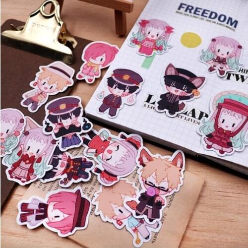 Toilet-bound Hanako-kun Yahiro Nene Waterproof Luggage Phone DIY Scrapbook Stickers 6266 Decal Decor Cosplay