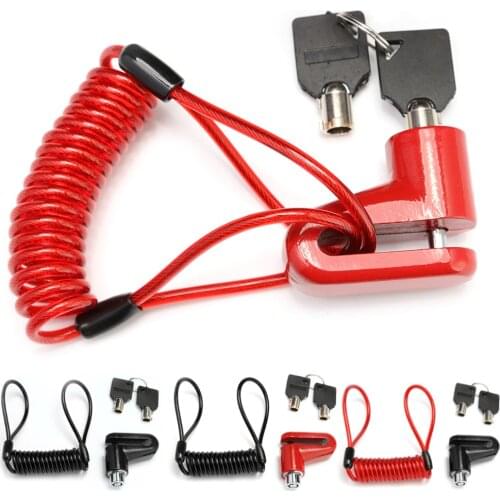 Bike Disc Brake Rotor Lock Motorcycle Bicycle Anti-theft Locks Cycling Equipment for Outdoor Cycle Biking Entertainment