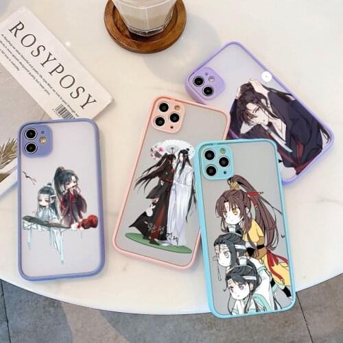Protective Grandmaster Mo Dao Zu Shi MDZS Anime Phone Case For iPhone 12 11 Pro Max XR XS X SE20 8 7 Plus Hard Cover Clear Shell