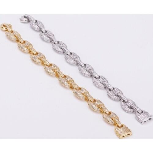 France fashion brand new Wedding party jewelry men women move S925 SILVER Wedding party zircon crystal moving finger bracelet