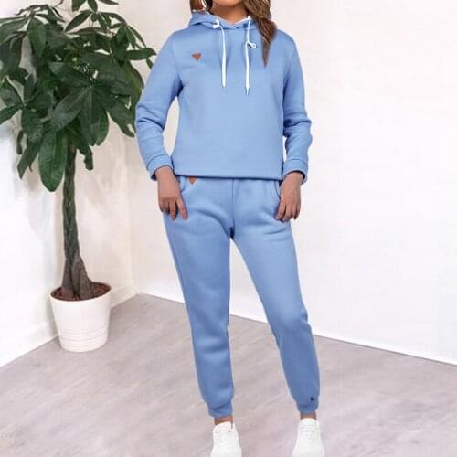 BIg Hoodies 2021 New Design Fashion Hot Sale Suit Set Women Tracksuit Two-piece Style Outfit Sweatshirt Sport Wear