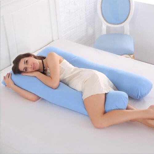 10Sleeping Support Pillow For Pregnant Women Body 100% Cotton Pillowcase U Shape Maternity Pillows Pregnancy Side Sleepers
