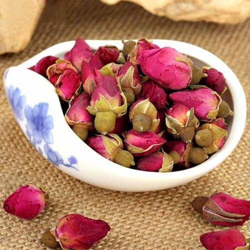 2021 High Quality Dried Roses Flower Chinese Organic Red Rose Dried Flowers Buds Blooming Dried Flower 100g