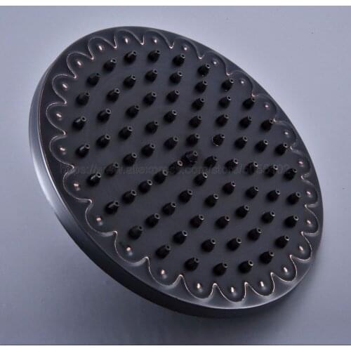 8 inch Round Vintage Retro Bathroom Rain Shower Head Oil Rubbed Bronze Hose Top Shower Sprayer Bathroom Accessaraies zsh244