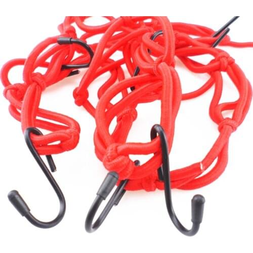 Motorcycle 30x30cm Luggage Net Bike 6 Hooks Hold down Fuel Tank Luggage Mesh Web Bungee Motorcycle Bike 6 Hooks Tank Car styling