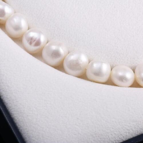 Freshwater Pearl Loose Potato-shaped White Beads 11-12 Mm For DIY Bracelet Earring Necklace Sewing Craft Jewelry Accessory