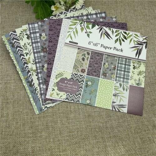 12pc meaning Leaf life ours patterned paper Scrapbooking paper pack handmade craft paper craft Background pad