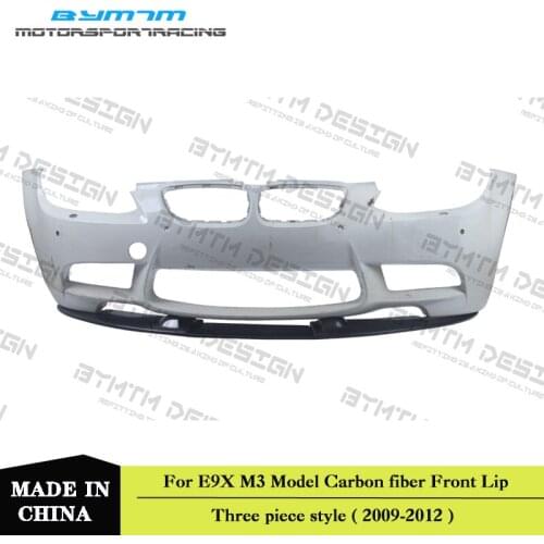 BYMTM Sectional Type B-Style Carbon fiber Front lip For BMW E90 E92 E93 M3