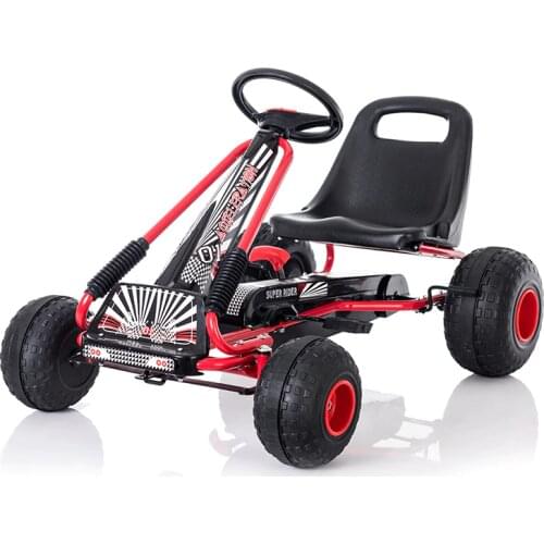 Childrens karting four-wheeled pedal exercise fitness toy car can sit baby beach stroller
