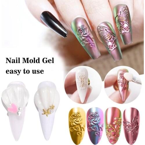 Nail Mold Gel Nail Gel Polish Nail Art Design DIY Nail Beauty Nail Art Gel for nail mold 3d carving gel for nail mold Manicure