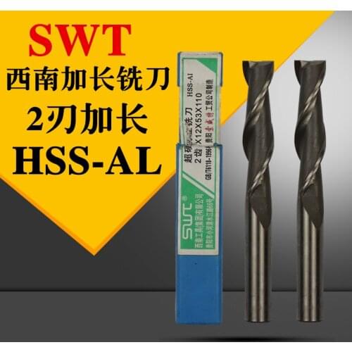 2 Flute HSS&Special extended length Aluminium End Mill Cutter CNC Bit Milling Cutting tools (3/4/5/6/8/10/12/14/16/18/20mm)