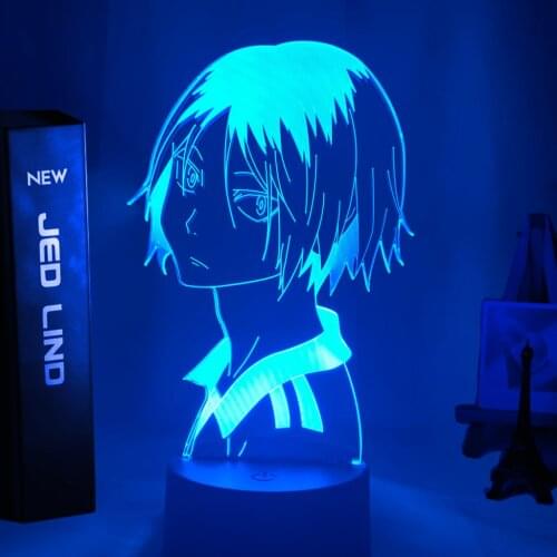 Haikyuu!! Led Night Light Anime Kozume Kenma Lamp for Bedroom Decor Nightlight Kids Children Birthday Gift Haikyuu Kenma Light