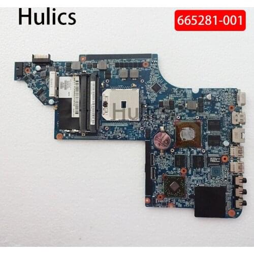 Hulics Original 66528 for hp DV6 DV6-6000 laptop motherboard 665281-001 DDR3