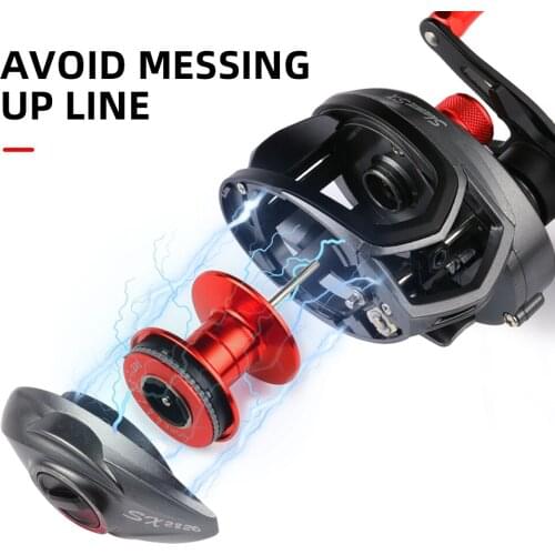 BEARKING Baitcasting Reel 8KG Max Drag 8.1:1 High Speed Fishing Reel Reinforced Reel Drag Reel Carp Drag Reel Fishing