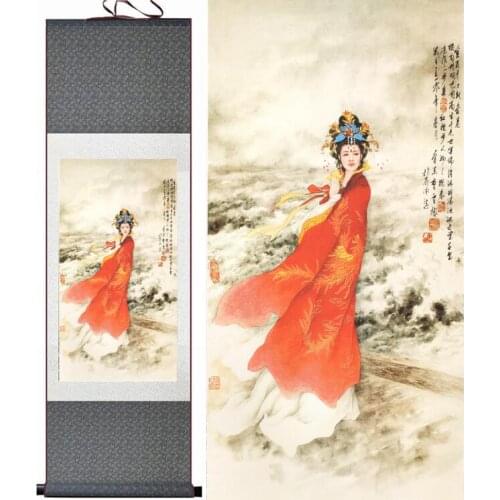 A Dream of Red Mansions Traditional Chinese painting Home Office Decoration painting JiaTanchun painting