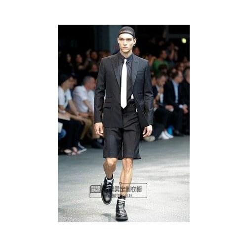 Fashion New Mens loose suit spring and autumn fashion show South Korean version of the grooms best man jacket banquet dress