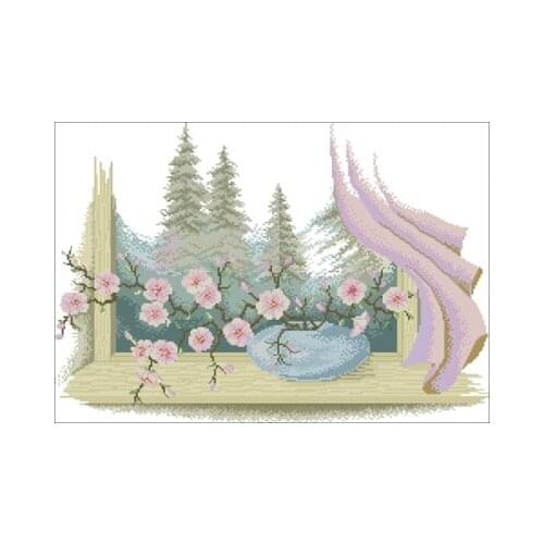 22-RTO R188 Needlework,For Embroidery,DIY 14CT Unprinted Arts Cross stitch kits Set Cross-Stitching Home Decor