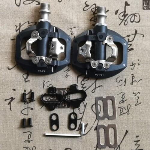 New self-locking pedal nylon DU+3 peilin bearing Mountain XC Clipless Bike SPD bicycle Pedal Inc Cleats pedal bicycle parts
