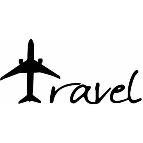 Creative Travel Airplane Passenger Plane Decals Car Window Decoration Personality PVC Cover Scratches Waterproof