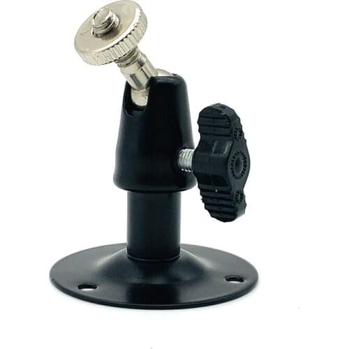 Portable Mini Surveillance CCTV Camera Stand Wall Mount Bracket 360 Degree Rotatable Camera Support Stand Cam