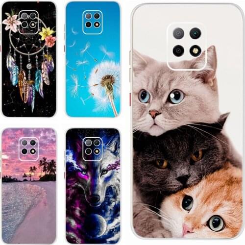 Cute 3D Printing Case For Xiaomi Redmi 10X 5G Soft Slim Cover Phone Cases For Xiaomi Redmi 10X Pro 5G Redmi10X Full Coque Bumper