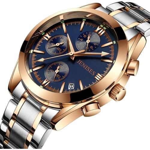 TDATMS Mens Gold Watch