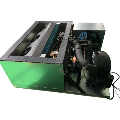 All-in-one refrigeration plant is inserted at the bottom of your cabinets and in seconds the cooling process is up and running