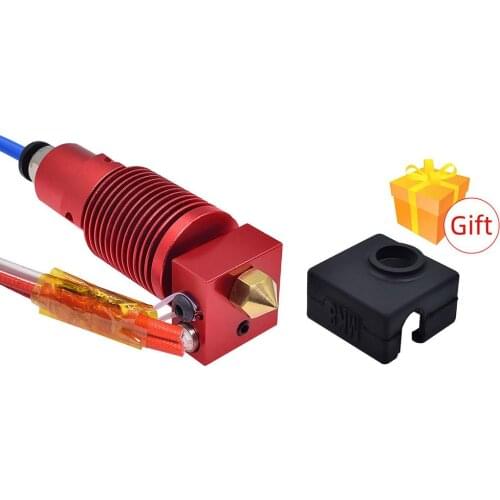 1Set 3D Printer Parts 24V Assembled Extruder Hotend Kit Nozzle Aluminum Heat Block for Creality Ender-3/CR-10/CR-10S Pro